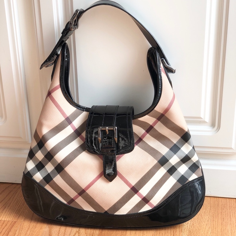 Burberry London Authentic Hobo Bag